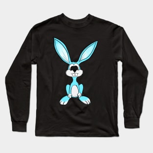 Cute Blue Bunny Long Sleeve T-Shirt